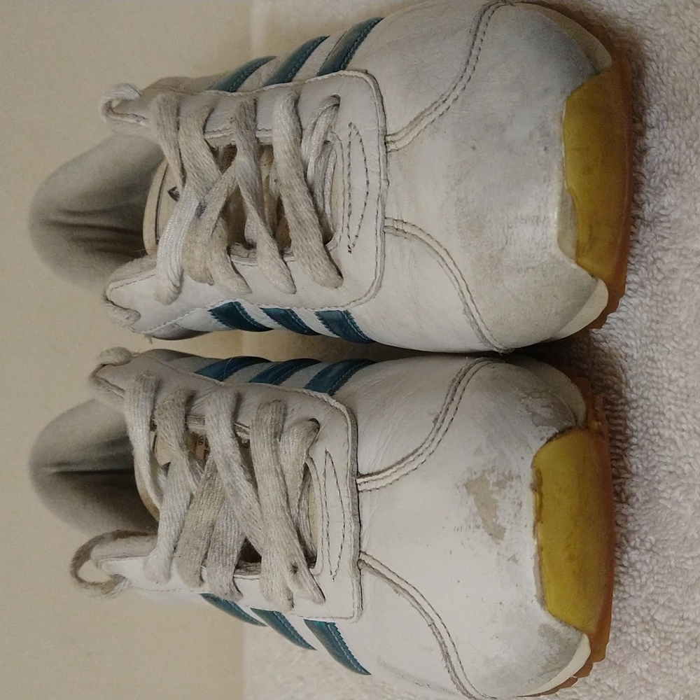 RARE Vintage 2001 Adidas Iridescent Stripe Sneakers - Picture 5 of 7